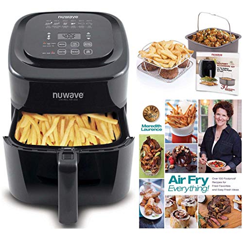 Click Here to See More Images Nuwave 6 qt. Air Fryer with Gourmet Accessory Pack and Air Fryer Cookbook