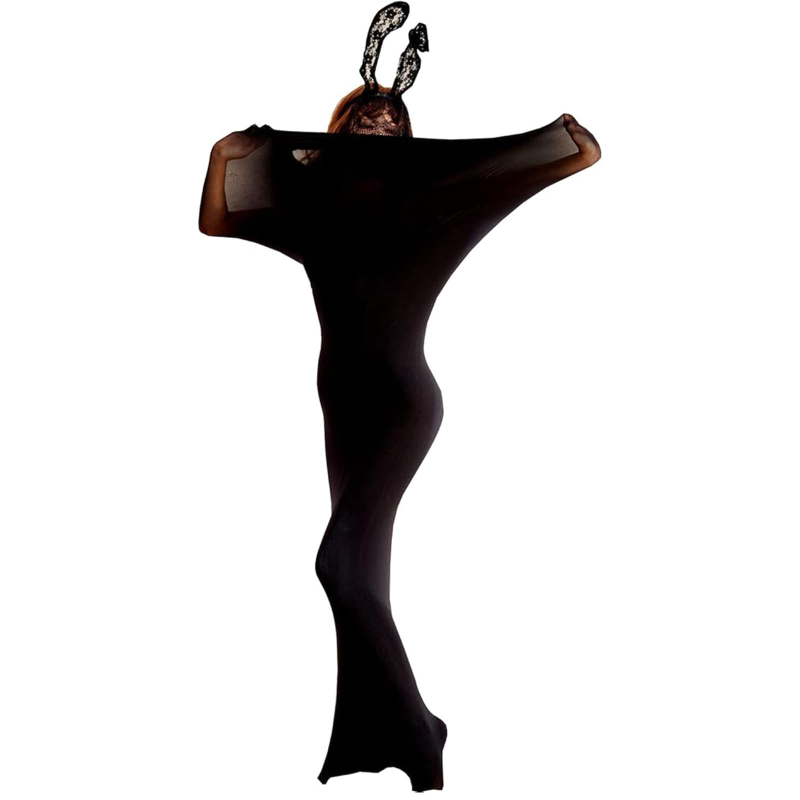 Women's Body Stockings Full Body Velvet Nylon Bodystocking High Elastic Bodystocking Shiny Tights Glossy Stocking