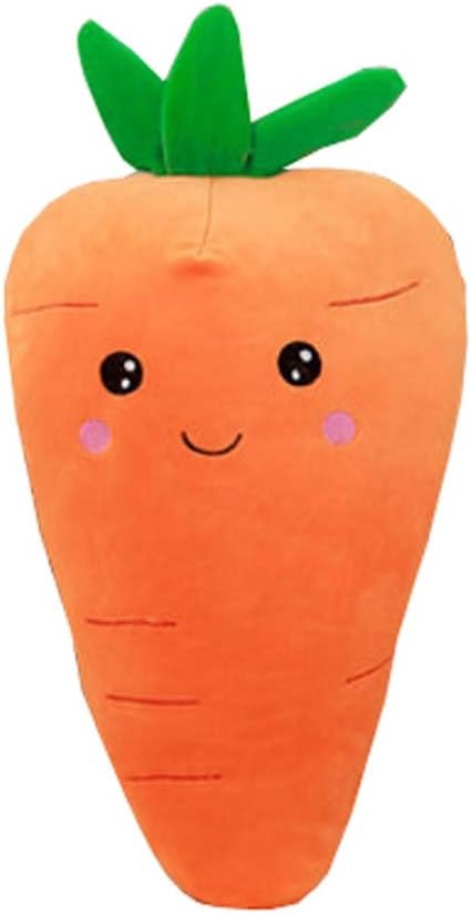 DRAGON SONIC Vegetables Hand Warm Plush Toy Pillow Stuffed Soft Toy Soft Plush Cushion,Carrot