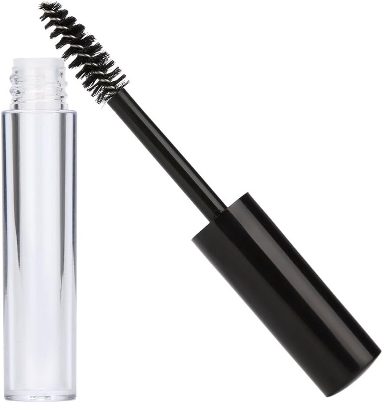 5pcs Empty Mascara Tube with Eyelash Wand Eyelash Cream Container Bottle for Castor Oil and DIY Cosmetics Reusable Empty Bottle Tube Container for Eyelash Growth Oil/Mascara with Brush