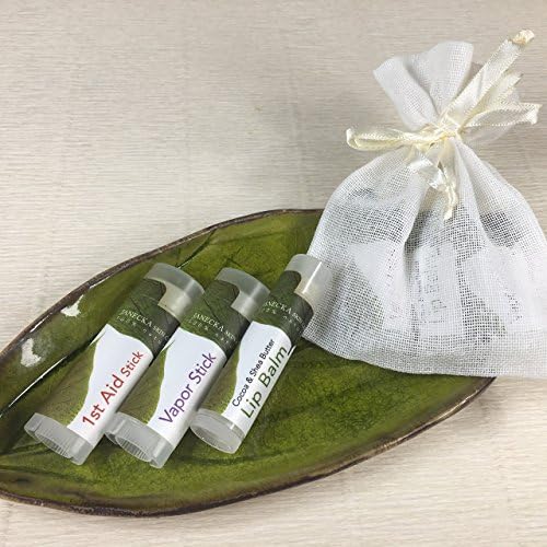 JANECKA Ointment Gift Set (Lip Balm - Vapor Stick - First Aid) Natural Skin Care