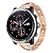 Lwsengme 20mm,22mm Watch Band Quick Release Stainless Steel Bracelet Watch Band Strap for Men's Women's Watch,Smart Watch (NOT Include Watch Fitness) (20mm-Gold-05)