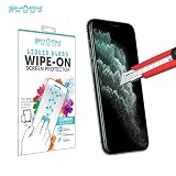Shark Proof Ultra-Thin Scratch Proof Water Resistant Bubble-Free Anti-Bacterial Wipe on Liquid Glass Screen Protector for Smart Phone and Tablet Screen up to 12-Inches