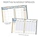 HARDCOVER bloom daily planners 2019-2020 Academic Year Vision Planner (August 2019 - July 2020) - Monthly & Weekly Column View Calendar Organizer - 7.5