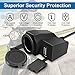 econoLED Waterproof 5V 2.1A USB Charger Socket Motorcycle Handlebar Handle Bar Clamp Power Adapter Charger USB Charging System with Cigarette Lighter Power Port Socket for Phones GPS Tablets
