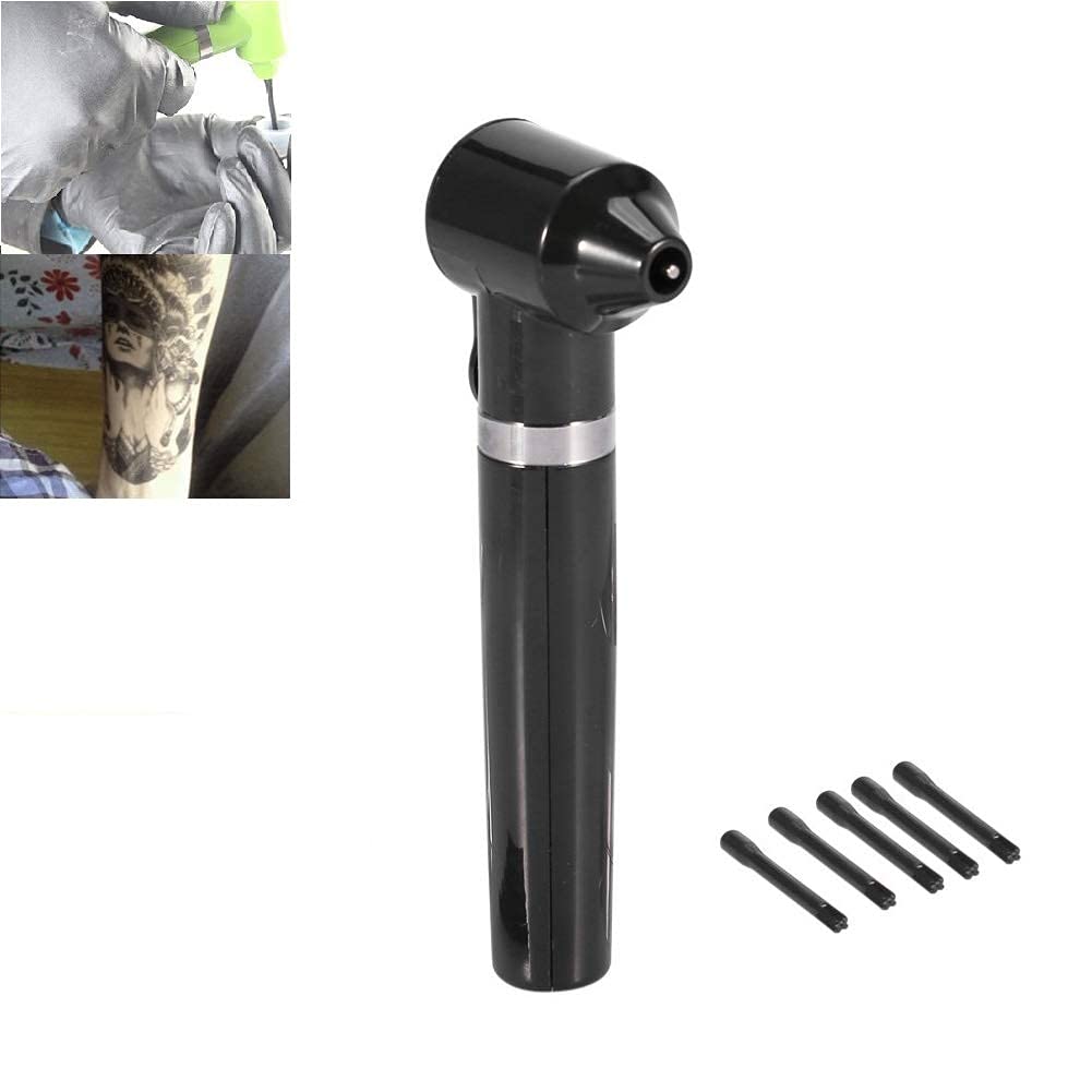 2 colors Pigment Mixer - Tattoo Accessories, Pigments/Inks/Mixed Colors, Permanent Makeup Art Accessories - with 5 Agitators(Black)