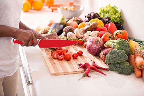 image for Vremi Professional Chef Knife - 12.6 Inch Stainless Steel Blade with B