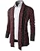 H2H Mens Fashion Slim Fit Open Front Long Sleeve Shawl Collar Pullover Cardigan
