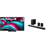 LG 65" OLED evo C5 Series 4K Smart TV Bundle with 9.1.5-Ch. S95TR Soundbar with Dolby Atmos, DTS:X, Wireless Speakers and Subwoofer Home Theater Bundle