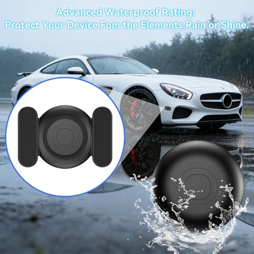 GPS Tracker for Cars, 2 Pack Air Tracker Android and iOS, Magnetic GPS for Cars, IP68 Waterproof Car Locator Global Coverage Real Time Tracking Vehicle/Motorcycle, Without SIM without Subscription