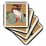 3dRose cst_62455_1 1850 Japanese Portrait Painting