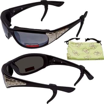 Viva Motorcycle Riding Padded Glasses Fits Small Faces