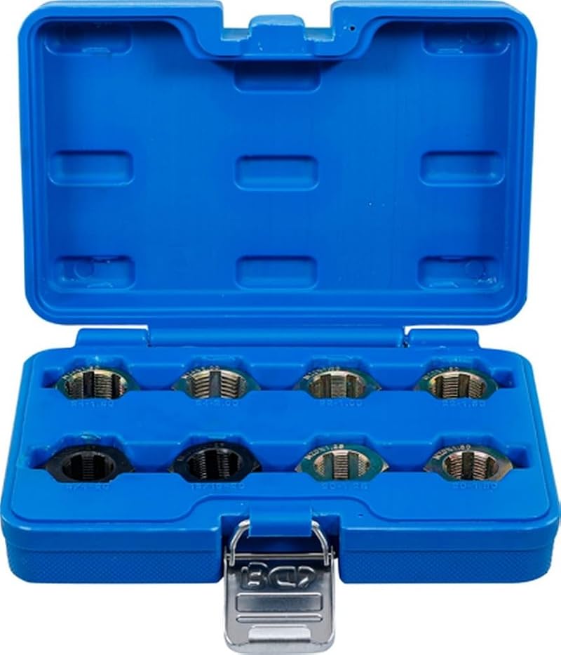 BGS 1141 Drive Shaft Prop Shaft Thread Repair Kit 8 pcs Metric Inch Taps