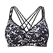 CharmLeaks Womens WorkOut Wirefree CrossBack Padded Running Yoga Sports Sport Bra