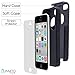 unnito iPhone 5C Case – Hybrid Commuter Case | Slim Cover with Hard Shell Design and Soft Inner Layer Compatible with iPhone 5C Black Case (Nebula Galaxy)