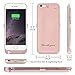 BoxLegend 3000mAh Polymer Battery Charger Charging Case for iphone 6/6s - Rose Gold