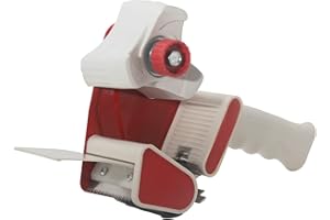 ROSEUP 3 inch Packaging Tape Dispenser Gun Handheld Tape Gun for 3-Inch-Wide Clear Packaging Tape,Red