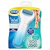 Scholl Velvet Smooth Electric Foot File with Exfoliating Refill, Blue