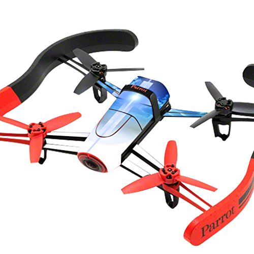 MightySkins Skin Compatible with Parrot Bebop Quadcopter Drone wrap Cover Stick…