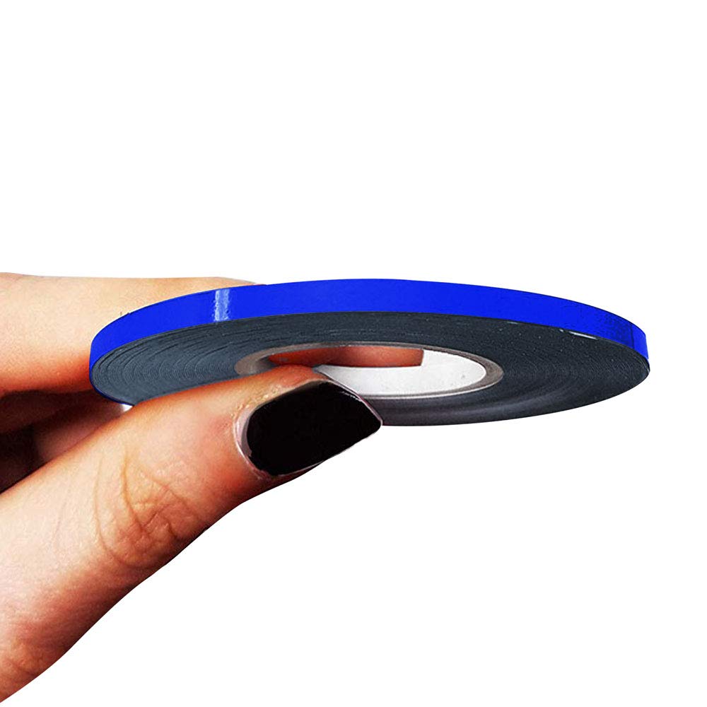4R Quattroerre.it 10456 Trim Stripes Adhesive Strips for Cars, Blue, 3 mm x 10 mt