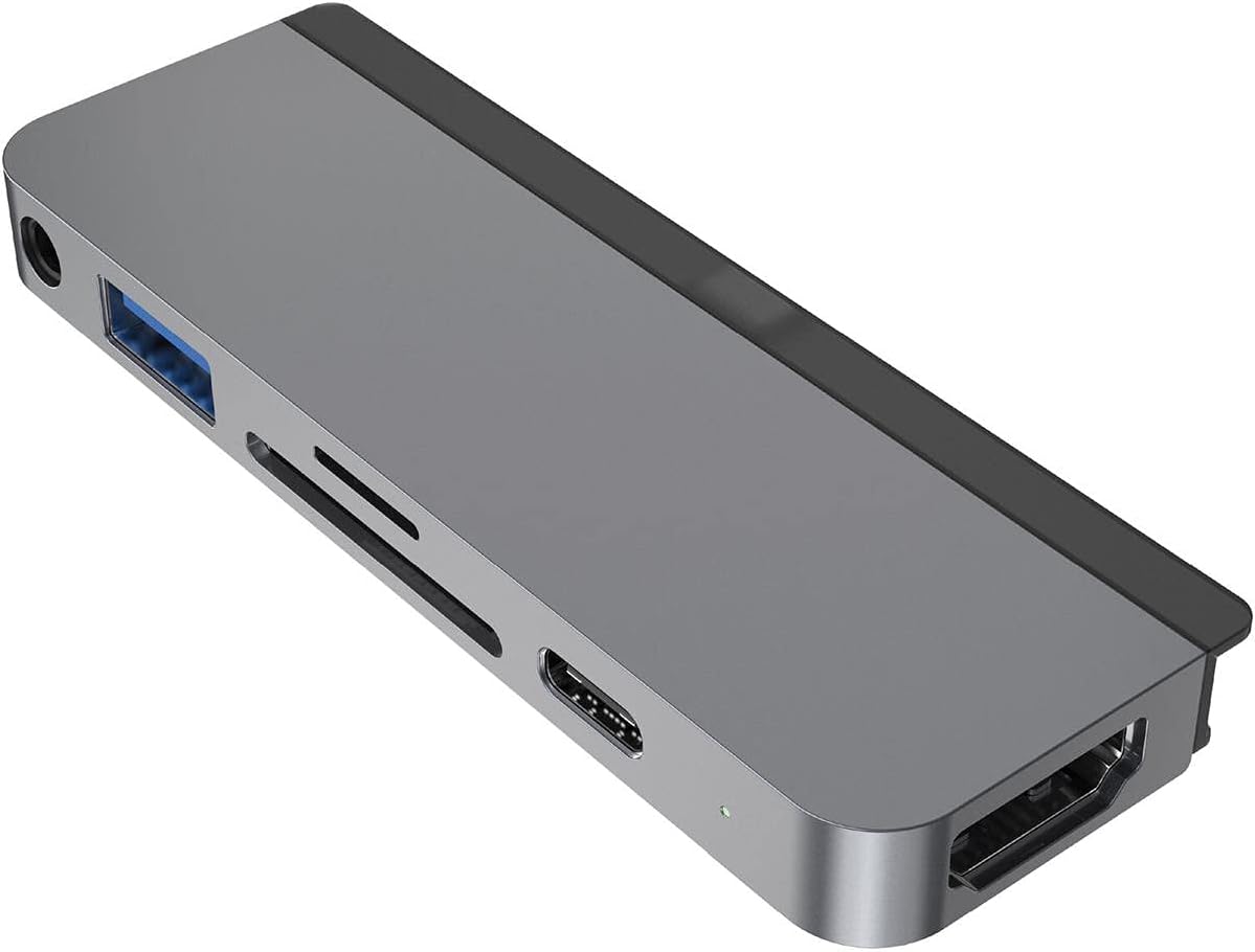 HyperHyperDrive 6-in-1 USB-C Hub for iPad Pro, Space Gray