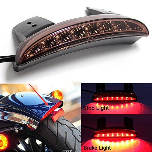 Chopped Fender Edge Motorcycle LED Stop Running Brake Rear Tail Light for Harley Sportster XL 883N 1200N XL1200V XL1200X