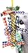 Bonka Bird Toys 1242 Helix Budgie Parrotlet Cockatoo Parrot Cages Cockatiel African Grey Macaw