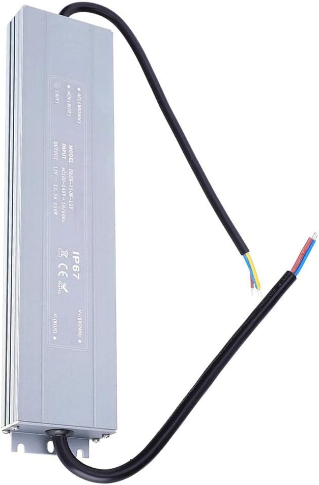 IP67 LED Transformer, HRUW-150W-12V High Reliability Eletrical Parts, LED Light for Electronic Equipment
