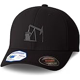 Flexfit Cap for Men & Women Embroidered Oil Rig Oil Drilling A Embroidery Flexfit Hats Baseball Caps