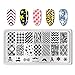 BORN PRETTY 8pcs L001-008 Nail Art Stamp Stamping Template Image Plates