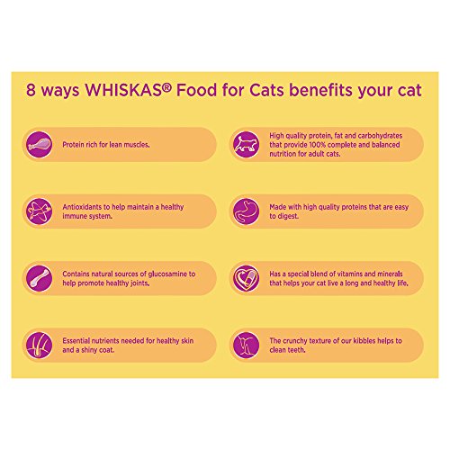 Whiskas Meaty Selections Chicken And Turkey Flavors Dry Cat Food 6 Pounds (Discontinued By Manufacturer)