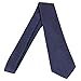 Coxeer Microfiber Men's Ties Necktie Classic Dot Tie for Wedding Formal Wear Business Dress (Check Navy Dark Blue)