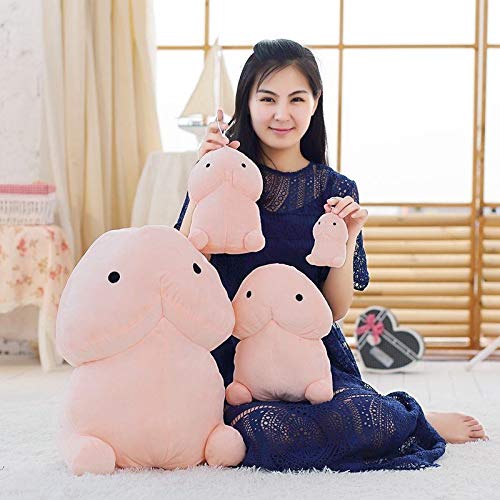 Thethan 1Pc Kawaii Cute Plush Penis Toy Doll Soft Stuffed Simulation Penis Sofa Home Decor - Thumbnail 4