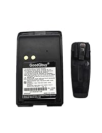 GoodQbuy 1800mAh 7.2V Ni MH Batería de reemplazo de radio de dos vías para Motorola Mag One BPR40 A8 PMNN4071 PMNN4071A PMNN4071AR + Clip para cinturón