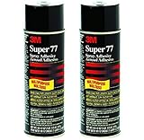 2-Pack 3M Super 77 Spray Adhesive