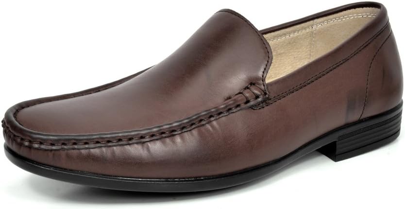 Bruno Marc Moda Italy NICK-02 Men's Dress Classic Slip On Casual Leather Lining Loafers Shoes