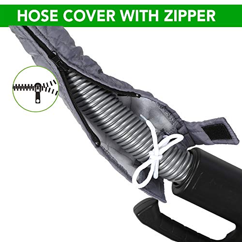 Central Vacuum Hose Cover 3537 ft Paded Machine Washable Universal