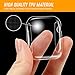 Piero Lorenzo for Apple Watch 44mm Screen Protector iWatch 4 case 2018 New Overall Protective Case TPU HD Clear Ultra-Thin Cover for Apple Watch Series 4 -Packs of 2