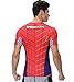 Red Plume Men's Compression Sports Fitness Shirt Armor , Men Spider T-shirt (XL)