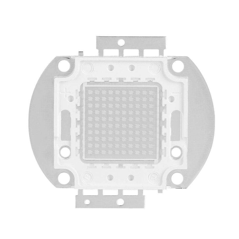 Zerodis High Power Led Chip, 100W UV395-400Nm LED UV Ultraviolet Lights Emitter Components Diode Ultra Violet Bulb Lamp Beads DIY Lighting for DIY Hydroponic Aquarium Growing Lamps Scannin