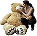 Big Plush Giant 5 Foot Customizable Teddy Bear Hand-Stuffed in USA, Personalized & Ready to Hug in Big Box