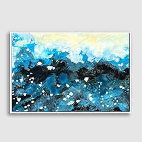 Framed Canvas Wall Art for Living Room, Bedroom Abstract Impression Canvas Prints for Home Decoration Ready to Hanging - 16x24 inches