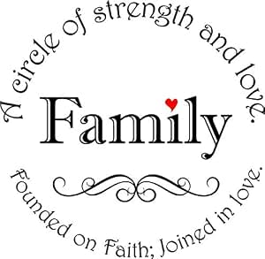 Amazon.com: Newclew Family a circle of strength and love ...