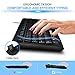 VicTsing Spill-Resistant Wired Keyboard, Computer USB Keyboard with 5 Feet USB Cable and Foldable Stands, Support Windows 10/8/7/Vista/XP, Mac, Linux, Black