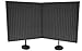 Auralex Acoustics DeskMAX Stand-mounted Portable Acoustic Treatment Panels for Podcasting and Voiceovers