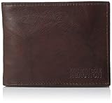 Kenneth Cole REACTION Men's Philmore Wallet with Non Removable Passcase, Brown, One Size