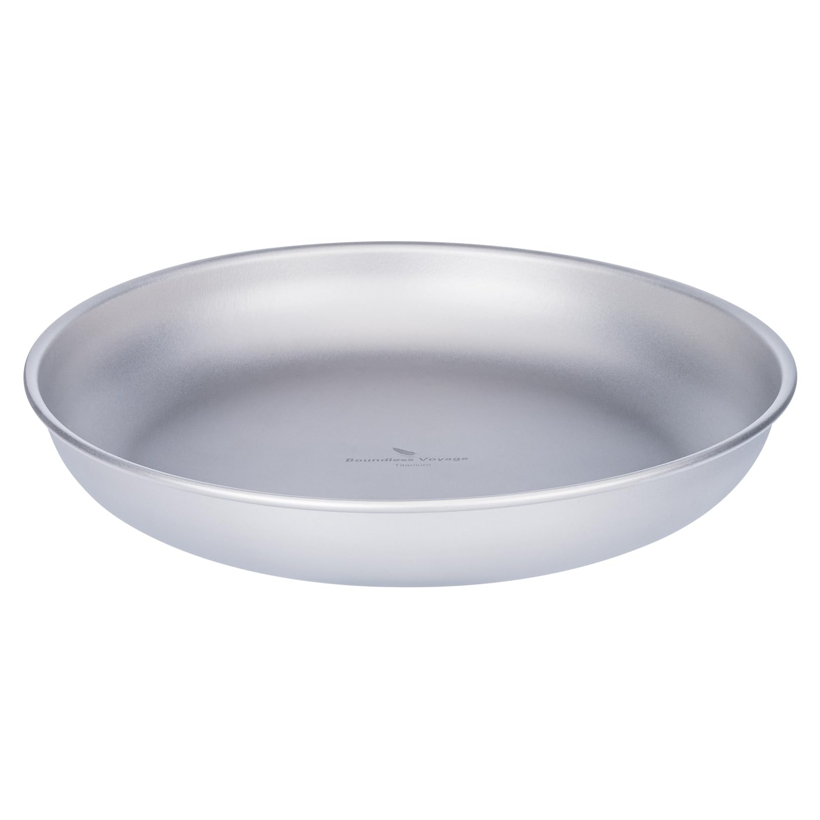 Boundless Voyage Titanium Camping Plate Dishes Saucer Lightweight Round Dinnerware Set Stackable Serving Plates Pasta Plates Travel Outdoor Home Kitchen Tableware Set Ti1120T