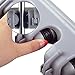 SummerPower Broom Organizer Non-Slip Mop Holder Wall Mount with 4 Position and 5 Hooks,Storage Solutions for Broom Holders, Garage Storage Systems Broom Organizer for Garage Shelving