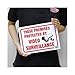 Hy-Ko Products 20619 Surveillance Plastic Sign 8.5