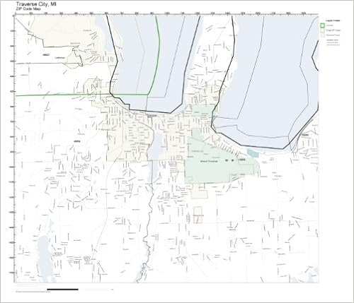 Traverse City Zip Code Map Zip Code Wall Map Of Traverse City, Mi Zip Code Map Laminated: Amazon.com:  Office Products